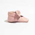 Load image into Gallery viewer, Blush Knotted Bow Baby Shoe