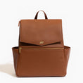 Load image into Gallery viewer, Cognac Classic Diaper Bag II