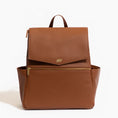 Load image into Gallery viewer, Cognac Classic Diaper Bag II