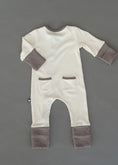 Load image into Gallery viewer, Oatmeal Ribbed Romper
