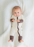 Load image into Gallery viewer, Oatmeal Ribbed Romper