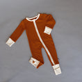 Load image into Gallery viewer, Rust Ribbed Romper