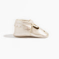 Load image into Gallery viewer, Platinum Mary Jane Baby Shoe