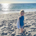 Load image into Gallery viewer, The Kenzie Beach Towel - Brush Stripes
