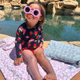 Load image into Gallery viewer, The Kenzie Beach Towel - Trucks & Diggers

