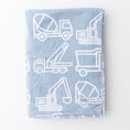 Load image into Gallery viewer, The Kenzie Beach Towel - Trucks & Diggers
