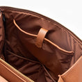 Load image into Gallery viewer, Cognac Classic Diaper Bag II
