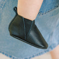 Load image into Gallery viewer, Ebony Chelsea Boot Baby Shoe
