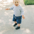 Load image into Gallery viewer, Ebony Chelsea Boot Baby Shoe
