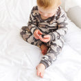 Load image into Gallery viewer, Creed Camo Two-Piece Set – Ultra-Soft Bamboo Kids Outfit with Trendy Camo Print"
