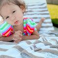 Load image into Gallery viewer, The Kenzie Beach Towel - Brush Stripes
