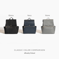 Load image into Gallery viewer, Ebony Classic Diaper Bag II
