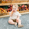 Load image into Gallery viewer, Weathered Brown Mary Jane Baby Shoe
