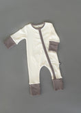 Load image into Gallery viewer, Oatmeal Ribbed Romper

