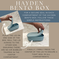 Load image into Gallery viewer, Hayden Bento Box - Leopard
