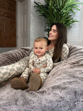 Load image into Gallery viewer, Ivy Wavy Checkers Two-Piece Set – Ultra-Soft Bamboo Kids Outfit with Trendy Checkered Print
