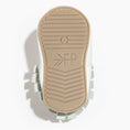 Load image into Gallery viewer, Toasted Bright White Moccasin Baby Shoe
